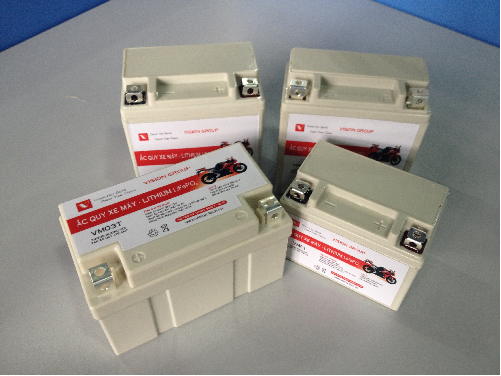 Ắc quy Vision Lithium cho xe máy